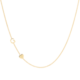 Custom Gold necklace - 2 Letter