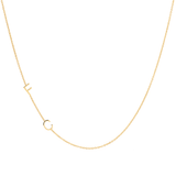 Custom Gold necklace - 2 Letter