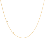 Custom Gold necklace - 2 Letter