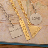 Virtues Pendant - Square