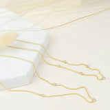 Quintet Diamond Layering Necklace