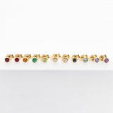 Birthstone Stud