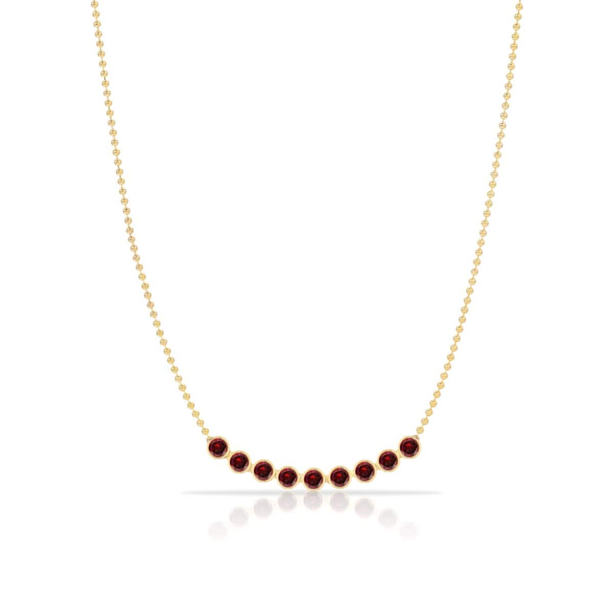 Birthstone Arc Layering Necklace - MayaBrennerUK