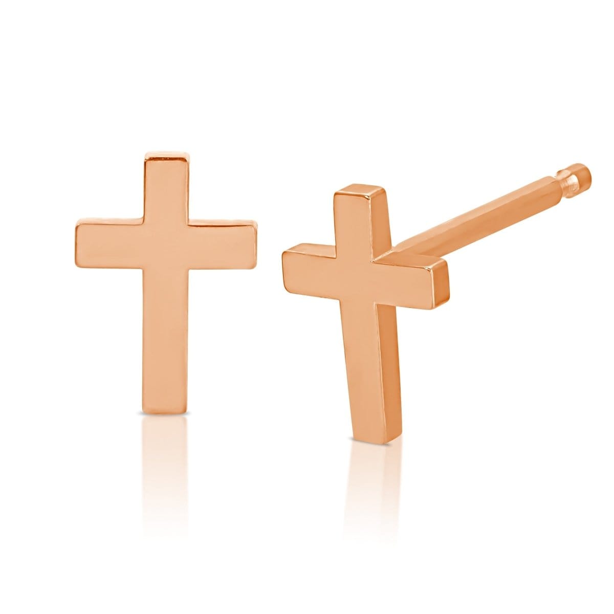 Charm Stud - Cross