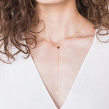 Gold Lariat Necklace