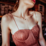 Gold Lariat Necklace