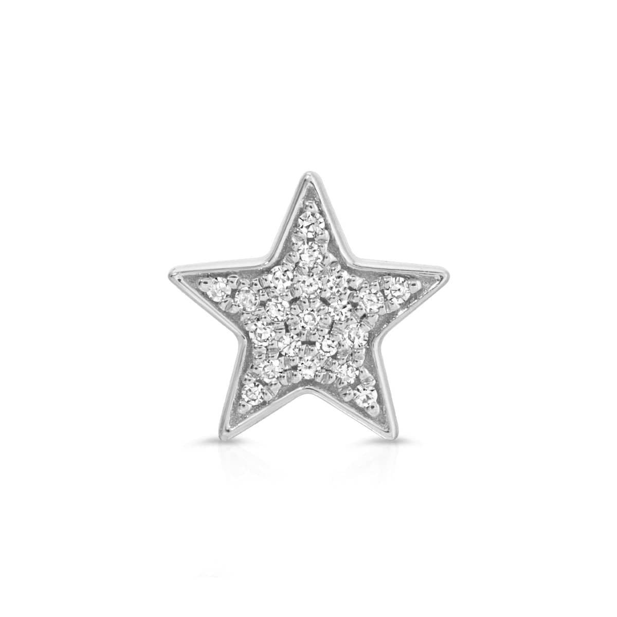 Pavé Charm Stud - Star