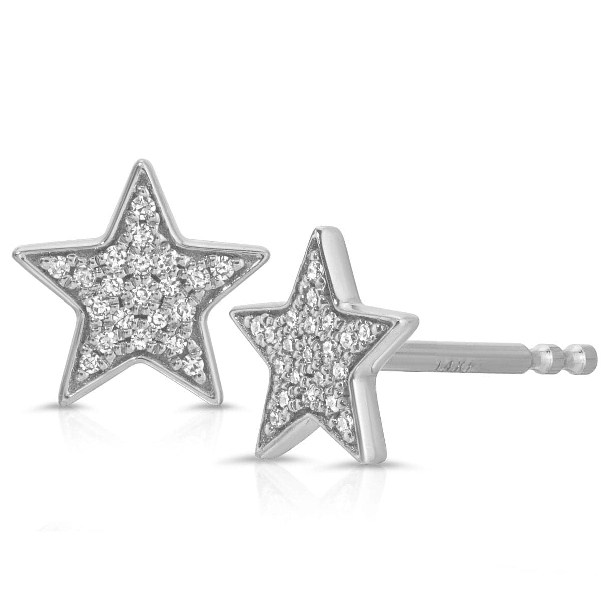 Pavé Charm Stud - Star