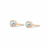 Birthstone Stud - Aquamarine (March)