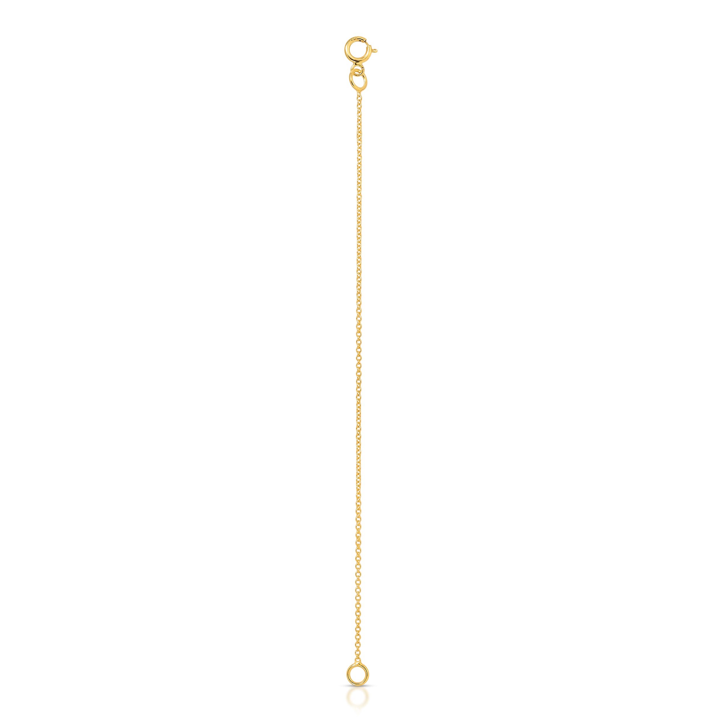 14k rose on sale gold chain extender