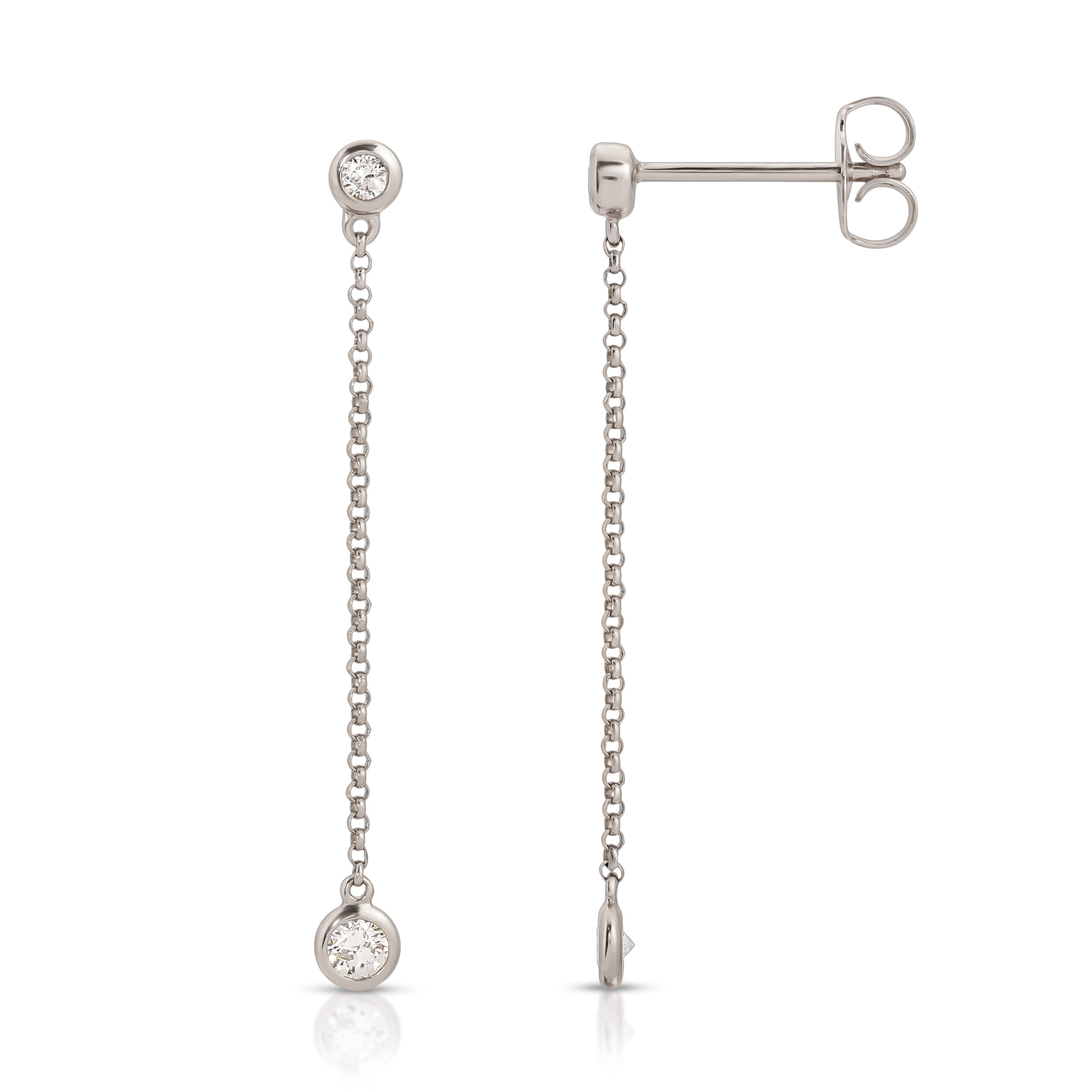 Droplet Diamond Earrings