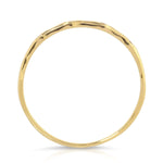 A 4 Diamond Ring on a white background. 