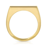 A Geo Stacking Ring | Square on a white background. 