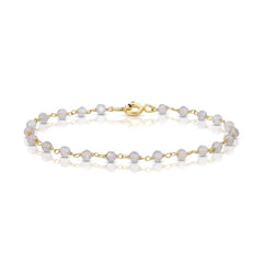 The Sage Bouquet Bracelet on a white background. 