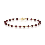 The Rose Bouquet Bracelet on a white background. 