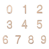 14K Gold Number Stud