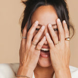 Geo Stacking Ring | Oval