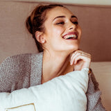 14K Gold Charm Stud - Star