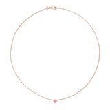The Sweetheart Necklace - Pink Sapphire